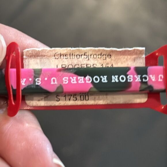 Jackson Roger Hand Made Camo Camouflage Eyeglasses Square Glasses Frames - Picture 10 of 10